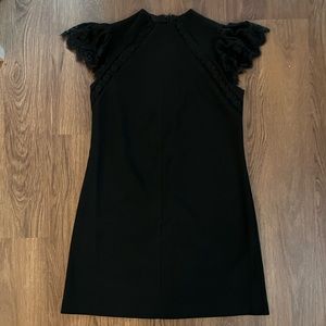 Black Dress with Lace Accents. Nanette Lepore size 10